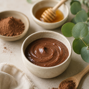 Masque visage cacao miel maison